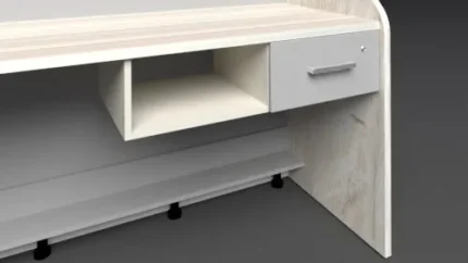 banko alt çekmece_1 çekmece-1 açık göz | Ofis Bankosu - Karşılama Bankoları - Müşteri Danışma Bankosu - Klinik Bankosu - Mağaza Kasa Banko