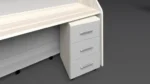 tekerlekli banko alt dolap 3 çekmeceli ofis mobilyası